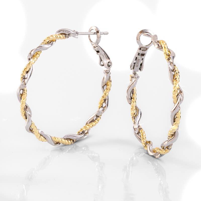 Harmony Hoop Earrings (Twisted)